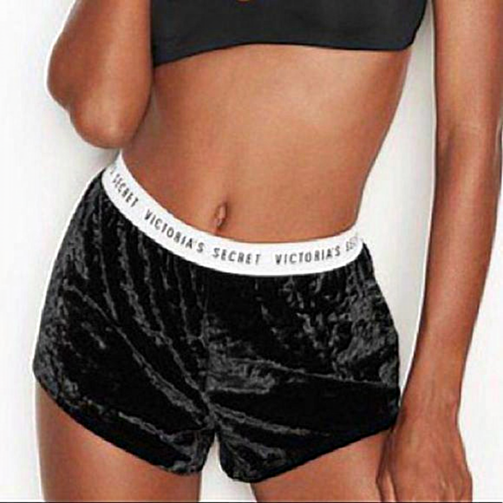 Victoria’s Secret | Logo Crushed Velvet‎ Sleep Shorts
